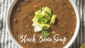 Black bean soup