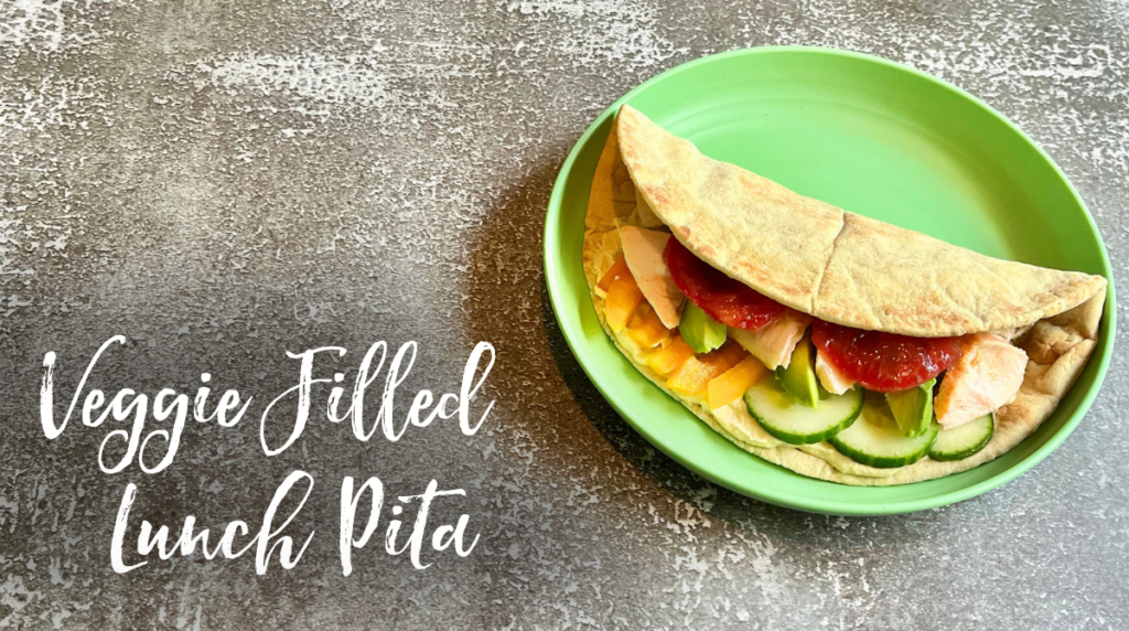 Recipe: Veggie Filled Lunch Pita