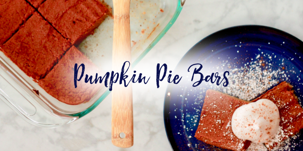 Recipe: Pumpkin Pie Bars