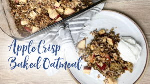Apple Crisp Baked Oatmeal