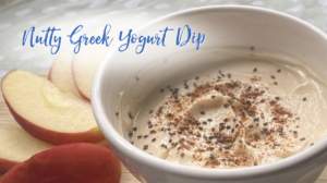 Nutty Greek Yogurt Dip