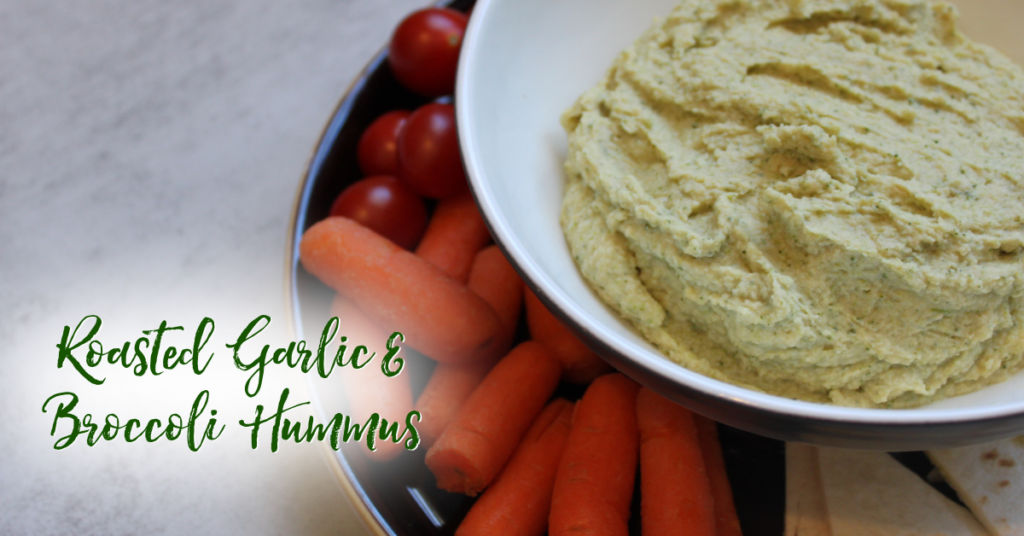 Recipe: Roasted Garlic and Broccoli Hummus