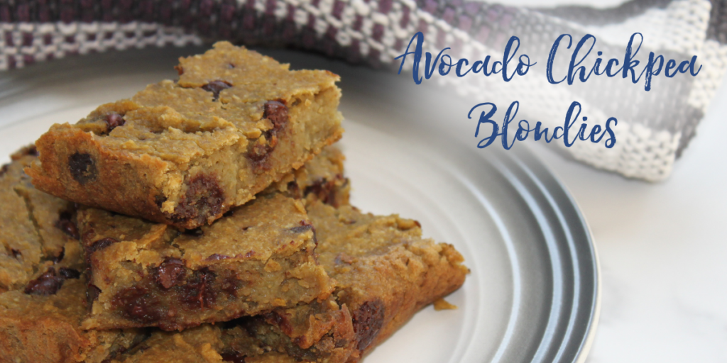 Recipe: Avocado Chickpea Blondies