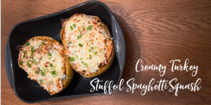 Turkey Stuffed Spaghetti Squash